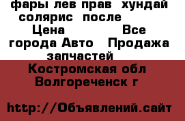 фары лев.прав. хундай солярис. после 2015. › Цена ­ 20 000 - Все города Авто » Продажа запчастей   . Костромская обл.,Волгореченск г.